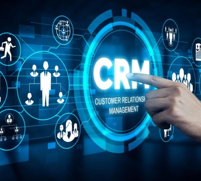 It has integrated CRM